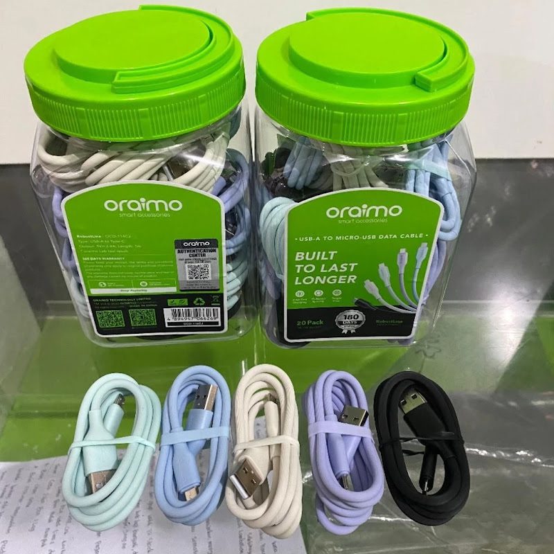 Kabel Data Oraimo Type C 20W Seri 114MJ Fast Charging Original
