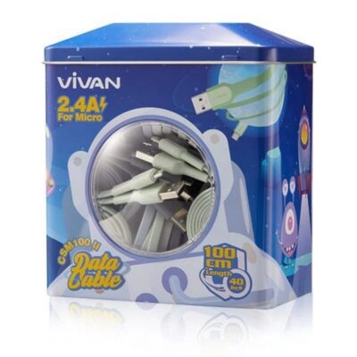 Kabel Data Vivan CSM100II 2,4A Micro USB ORIGINAL