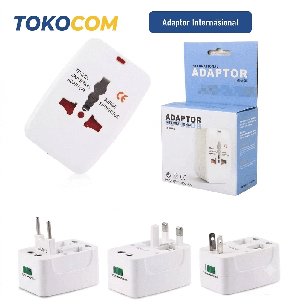 Universal Travel Adaptor Colokan Listrik Internasional All In One