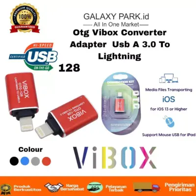 Mini OTG-128 Usb To Lightning Adapter Converter USB 3.0 Plug Play Flashdisk Data For Iphone X XR 11 12 13 14 Pro Max